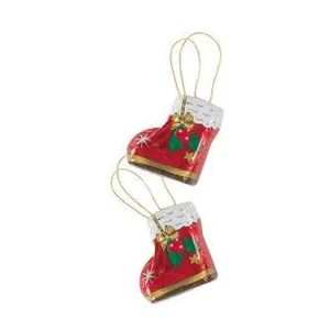 Storz Milk Chocolate Santa Stocking Tree Decoratio 12.5g pack shot