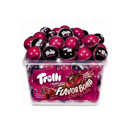 Trolli Flavorbomb Cherry Cola Tubs 60s pack shot