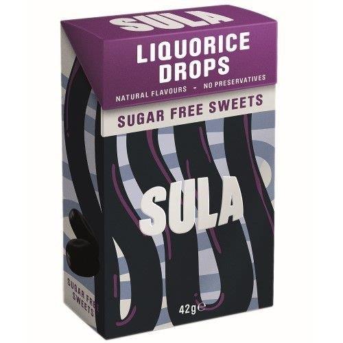 Sula Liquorice Sugar Free 42g pack shot