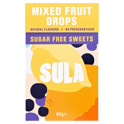 Sula Fruit Mix Sugar Free 42g pack shot