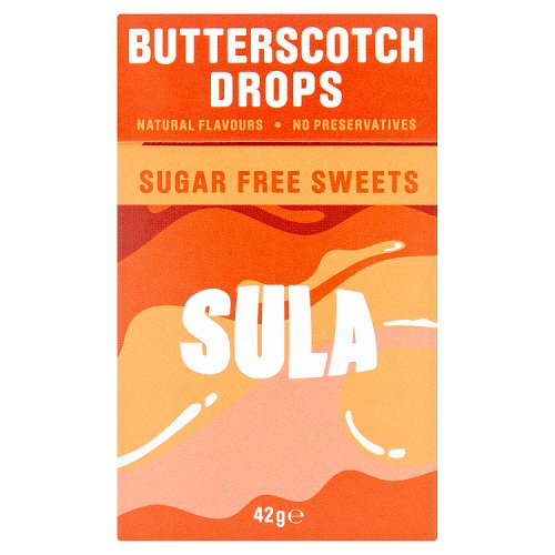 Sula Butterscotch Sugar Free 42g pack shot