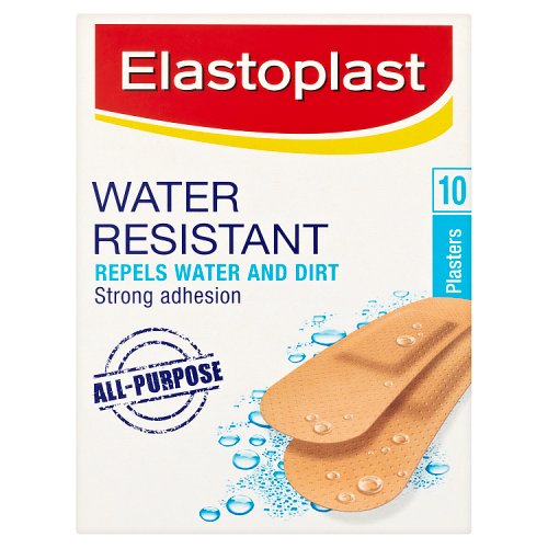 Elastoplast Waterproof Strips 10s pack shot