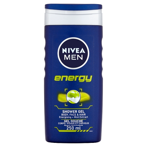 Nivea Men Shower Gel Energy 250ml pack shot