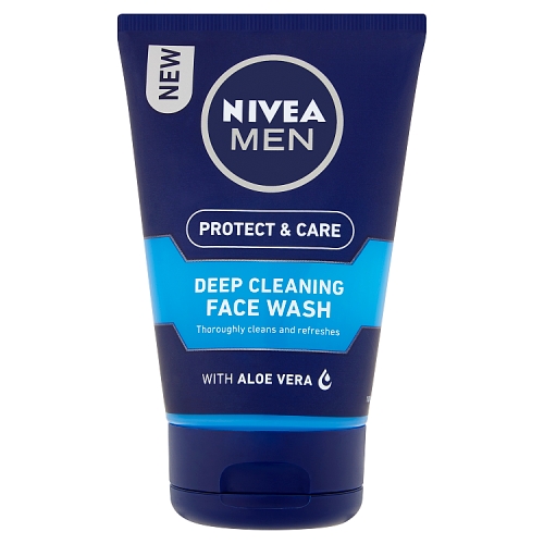 Nivea Men Protect & Care Deep Cleansing Face Wash 100ml pack shot