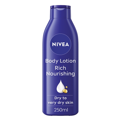 Nivea Rich Nourishing Body Lotion* 250ml pack shot