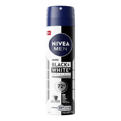 Nivea Men Apa Black & White Invisible 150ml pack shot