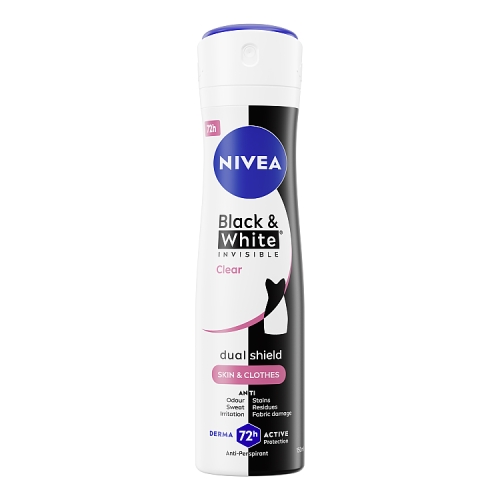 Nivea Apa Black & White Female 150ml pack shot