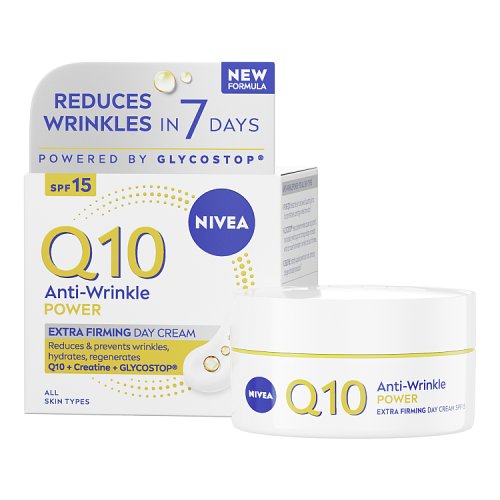 Nivea Q10 Anti Wrinkle Day Crem Spf 15 50ml pack shot