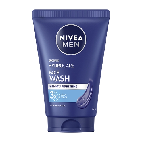Nivea Men Hydrocare Face Wash 100ml pack shot