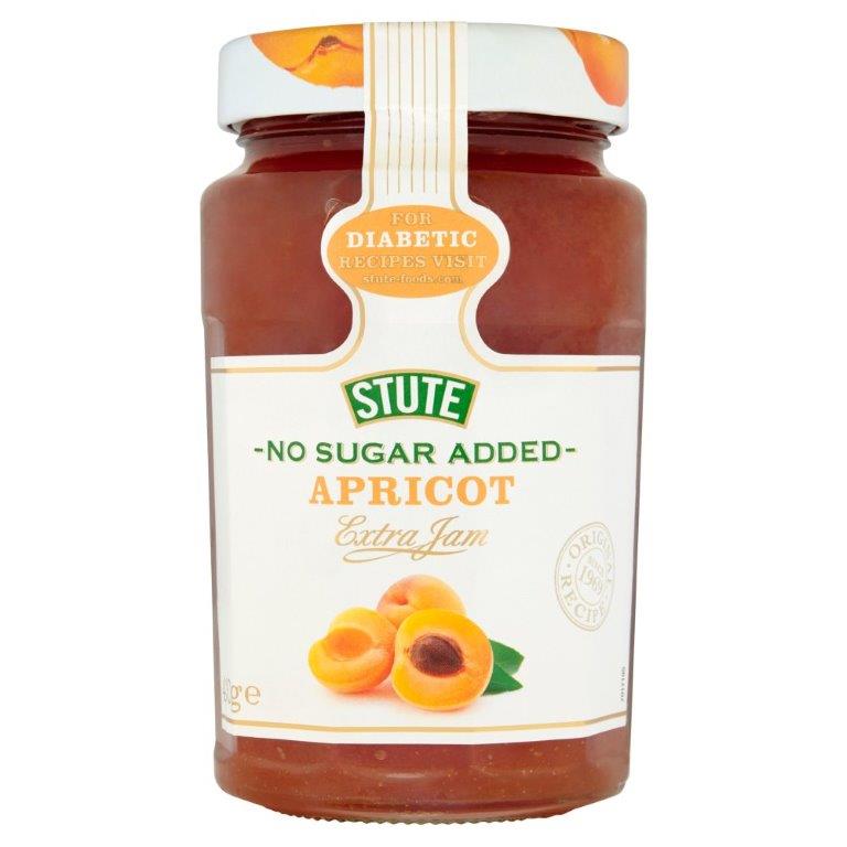 Stute Diabetic Apricot Extra Jam 430g pack shot