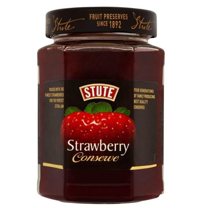 Stute Conserve Strawberry Extra Jam 340g pack shot
