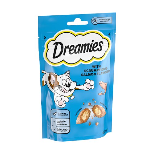 Dreamies Salmon 60g pack shot