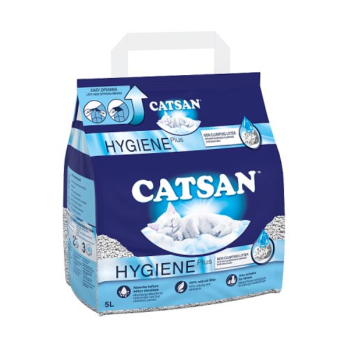 Catsan Hygiene Cat Litter 5L pack shot