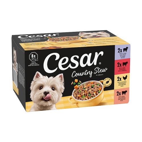 Cesar Juicy Hotpot Mixed Selection (8 x 150g) pack shot