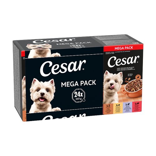 Cesar Country Stew Mixed Selection Gravy (24 x150g) pack shot