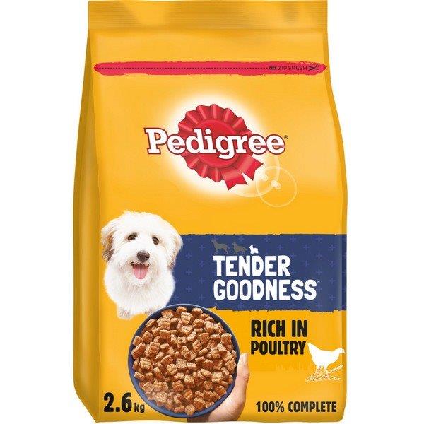Pedigree Small Dog Dry Tender Goodness & Chicken 2.6kg pack shot