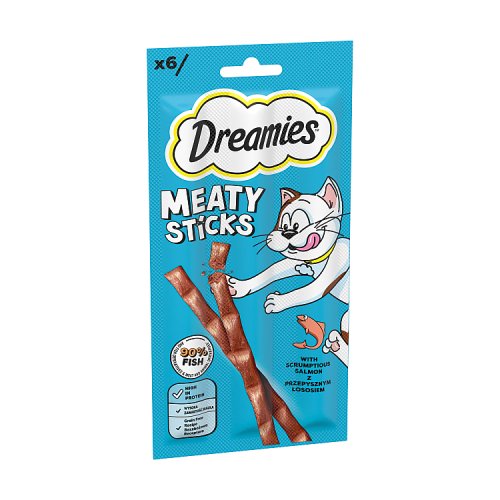 Dreamies Meaty Sticks & Salmon 30g pack shot