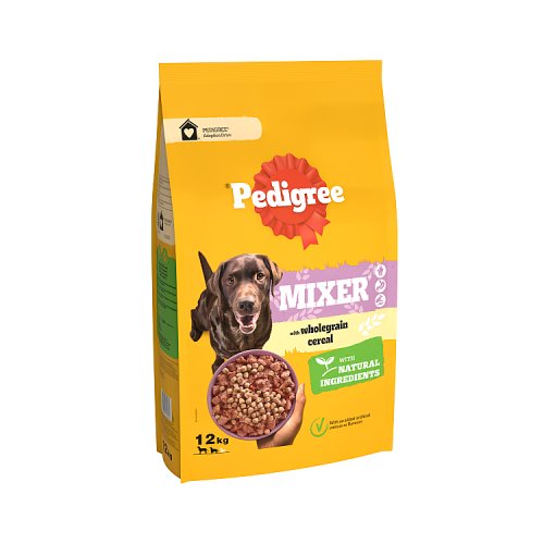 Pedigree Mixer With Wholegrain Cereals 12kg pack shot