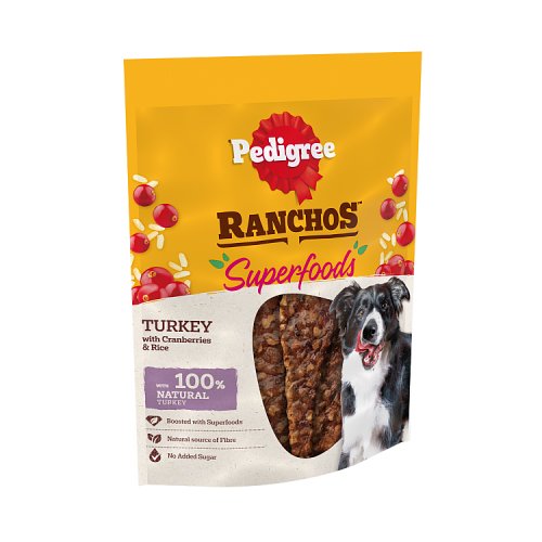 Pedigree Ranchos Superfoods & Turkey 70g pack shot