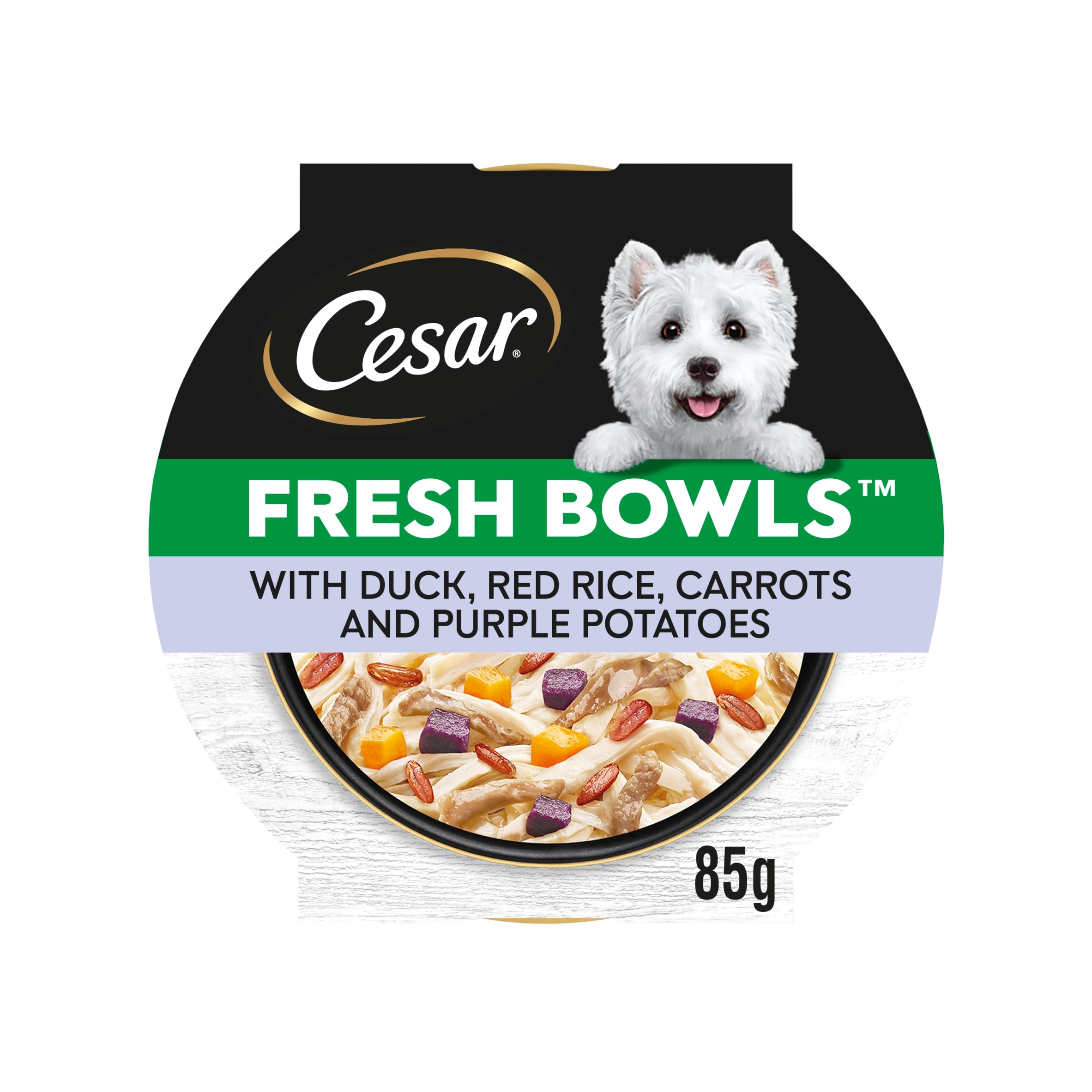 Cesar Fresh Bowls With Chicken And Duck In Gravy 6 x 85g pack shot