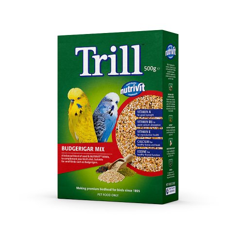 Trill Budgie Food 500g pack shot