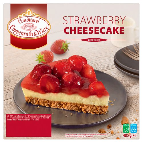 Coppenrath & Wiese Strawberry Cheesecake 485g pack shot