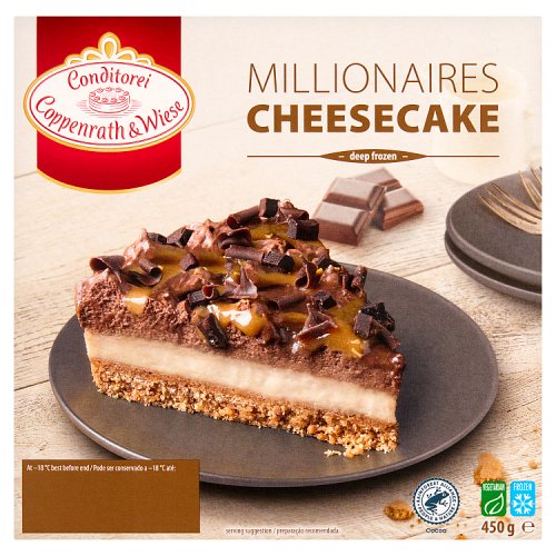 Coppenrath & Wiese Millionaires Cheesecake 450g pack shot