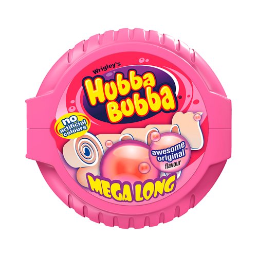 Hubba Bubba Bubble Tape Fancy Fruit Bubble Gum 56g pack shot