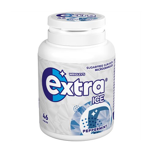Extra Bottle 46s Ice Peppermint Sugar Free 64.4g pack shot