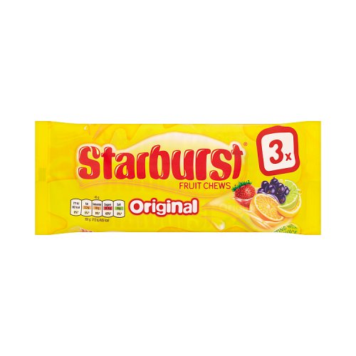 Starburst Original 3pk (3 x 45g) pack shot