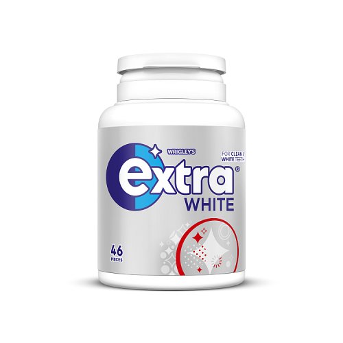 Extra Bottle 46s White Sugar Free 64.4g pack shot