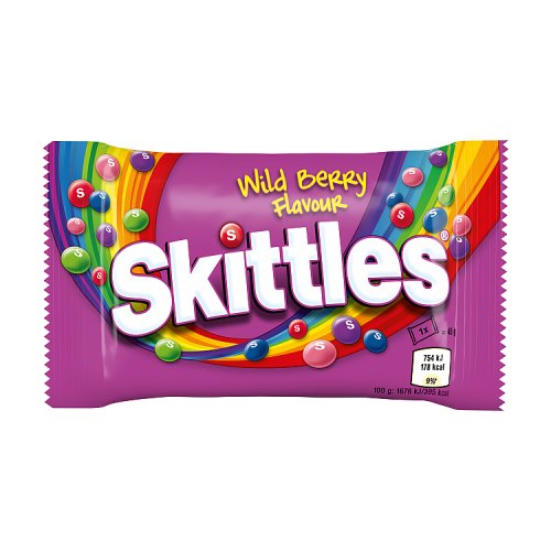 Skittles Std Wild Berry 45g pack shot