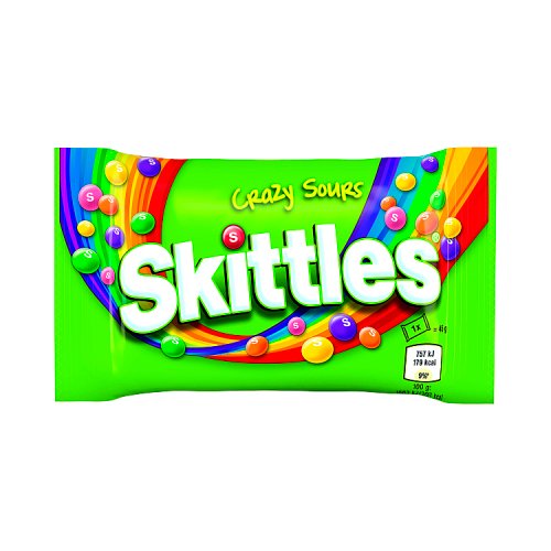 Skittles Std Crazy Sours 45g pack shot