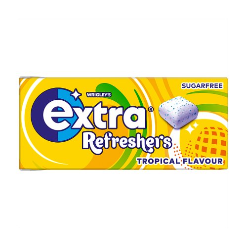 Extra Refreshers Tropical Sugar Free 7s 15.6g pack shot