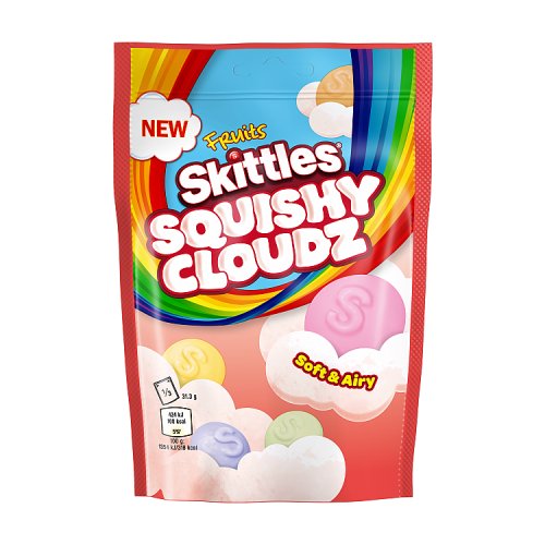 Skittles Squishy Cloudz Fruit 94g pack shot
