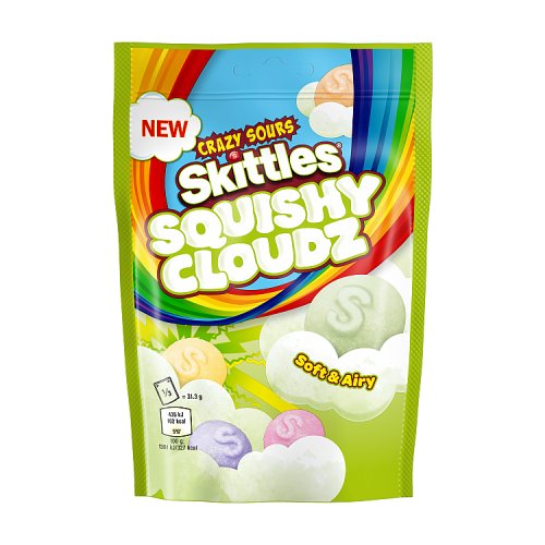 Skittles Squishy Cloudz Sour 94g pack shot