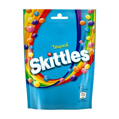 Skittles Pouch Tropical 136g pack shot