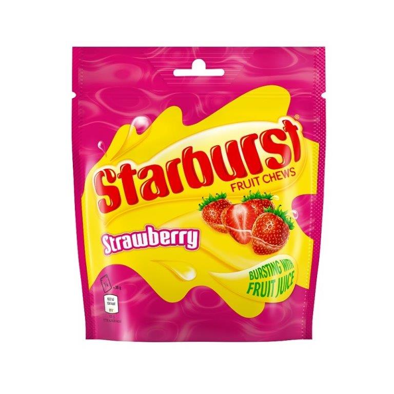 Starburst Pouch Strawberry 138g pack shot