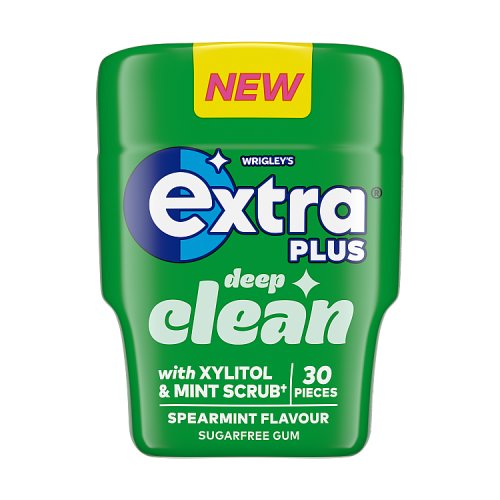 Wrigleys Extra Plus Clean Spearmint 30s pack shot