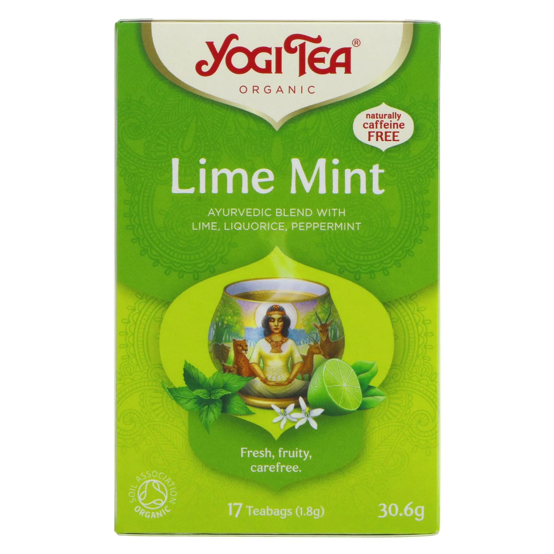 Yogi Tea Organic Lime Mint 17s pack shot