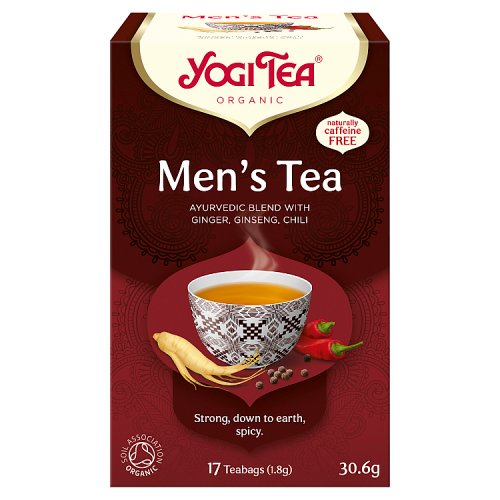 Yogi Tea Organic Mens Tea 17s pack shot