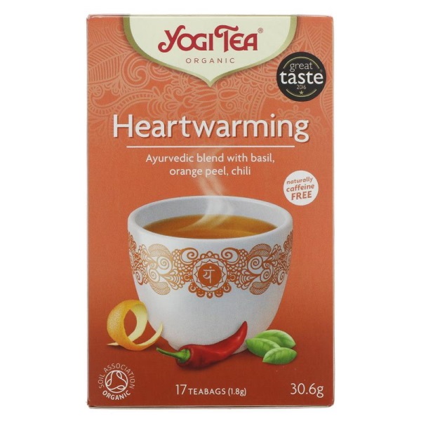 Yogi Tea Organic Heartwarming 17s pack shot