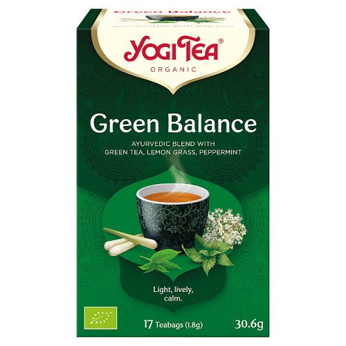 Yogi Tea Organic Green Balance 17s pack shot