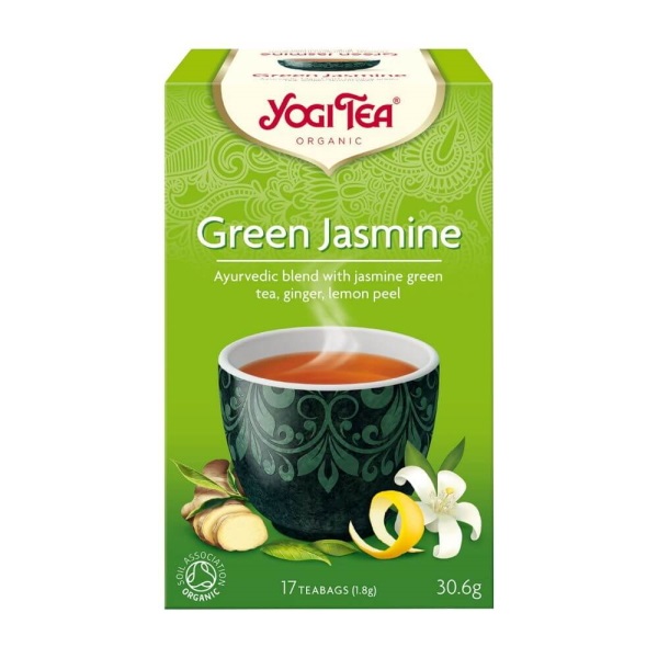 Yogi Tea Organic Green Jasmine 17s pack shot