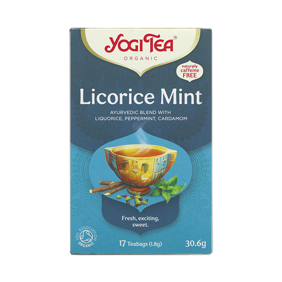 Yogi Tea Organic Licorice Mint 17s pack shot