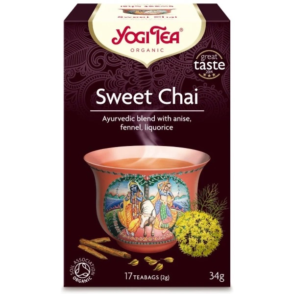 Yogi Tea Organic Sweet Chai 17s pack shot