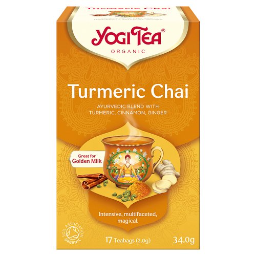 Yogi Tea Organic Turmeric Chai 17s 34g pack shot