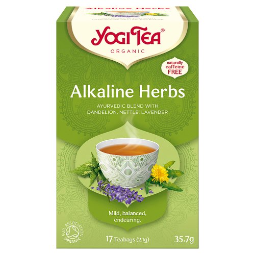 Yogi Tea Organic Alkaline Herbs 17s pack shot