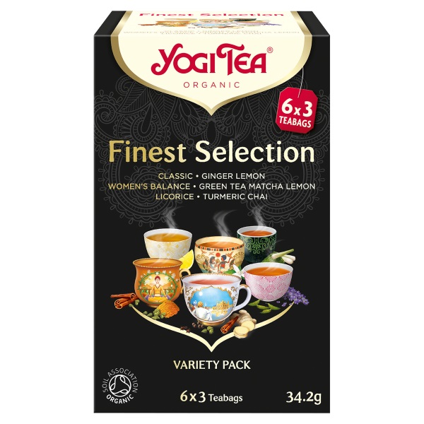 Yogi Tea Organic Finest Selection 18s pack shot