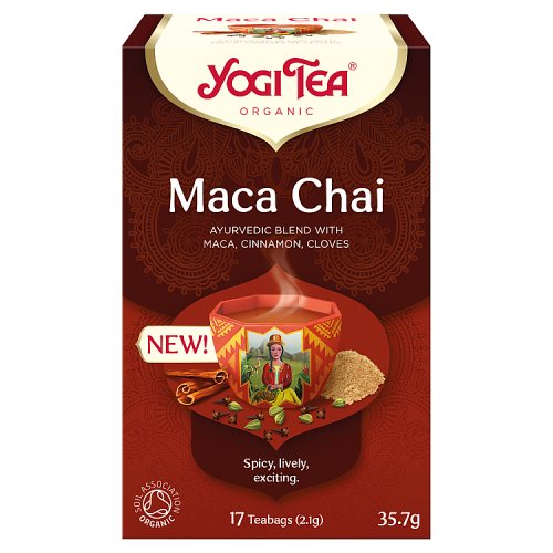 Yogi Tea Organic Maca Chai 17s pack shot